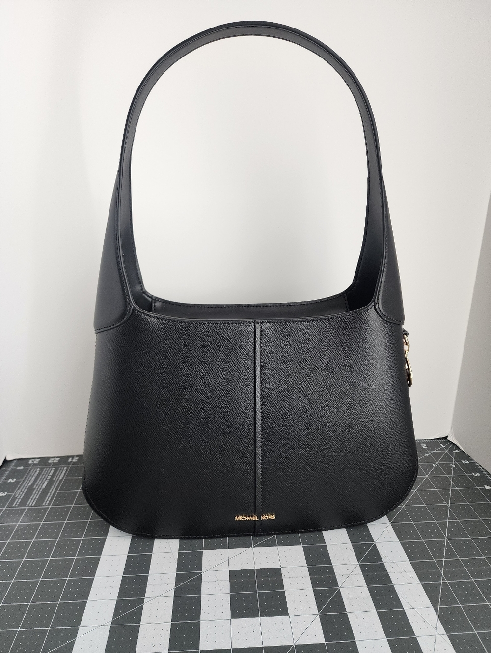 Michael Kors Alice Black Leather Zip Shoulder Bag New With Tags Structured Purse - Picture 5 of 11